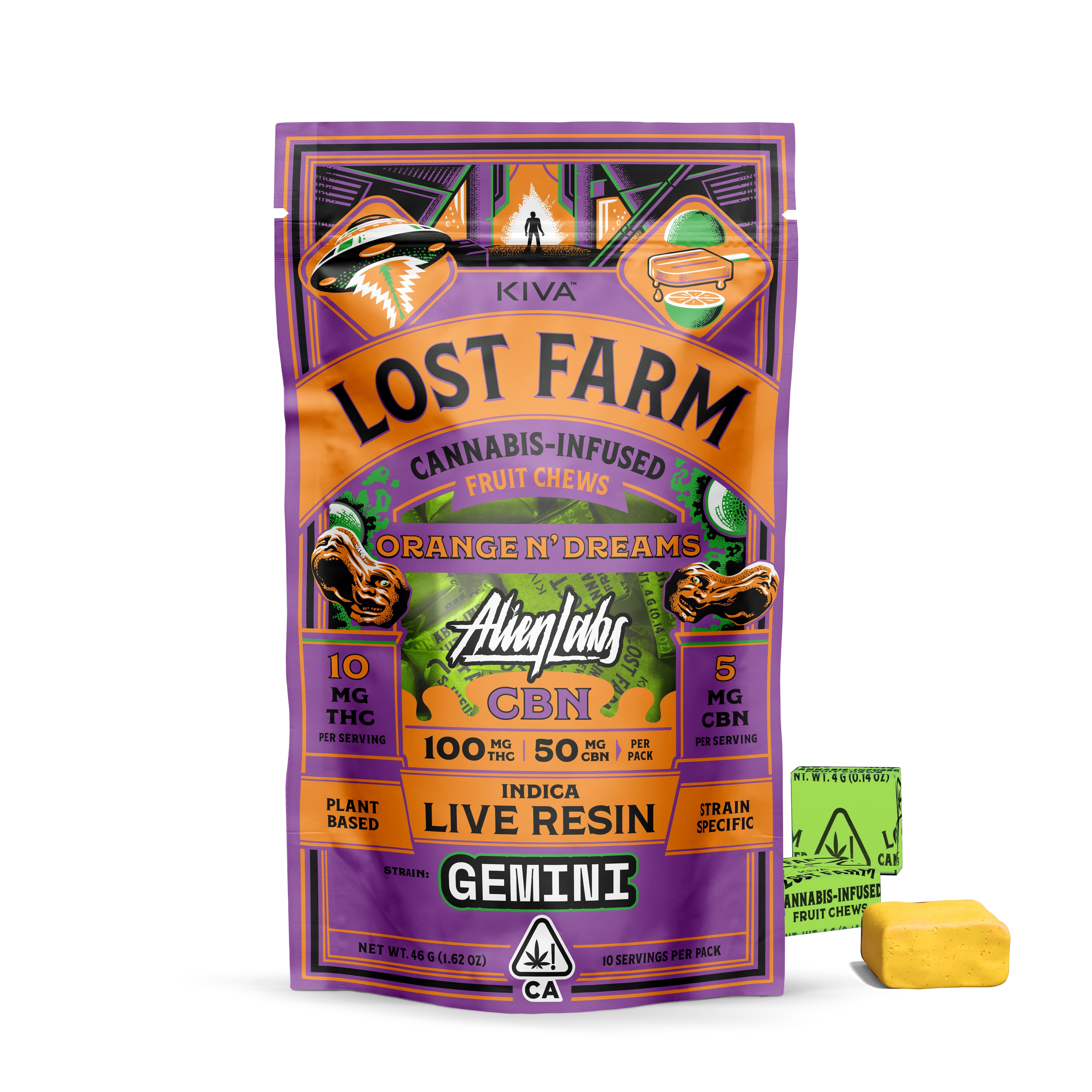 Orange 'N Dreams Chews (Lost Farm collab)