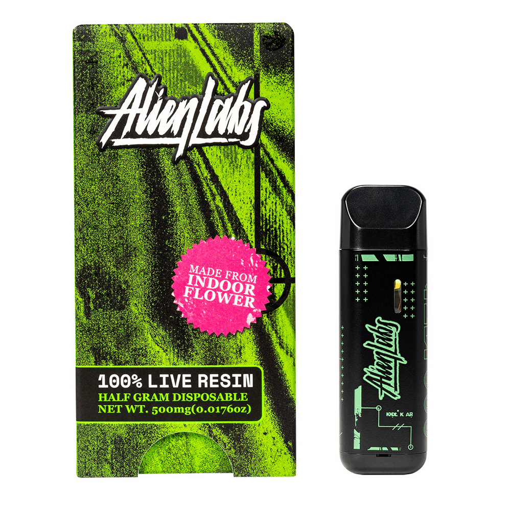 Creme de Menthe Live Resin Disposable (500mg) - Alien Labs