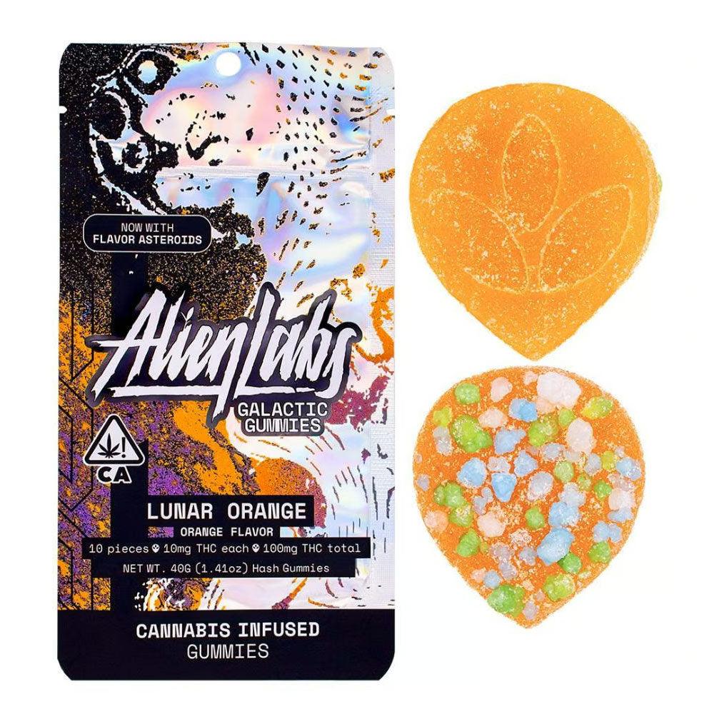 Lunar Orange Hash Gummies [10pk] (100mg) | Alien Labs